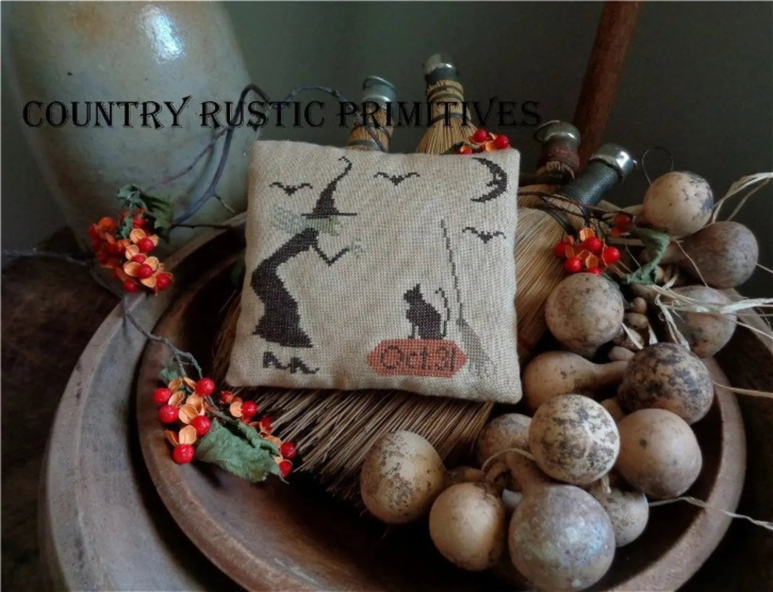 Old Hag Pillow Tuck by Country Rustic Primitives Country Rustic Primitives