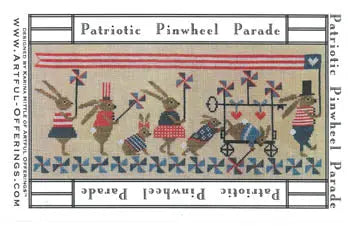 Patriotic Pinwheel Parade by Artful Offerings Artful Offerings