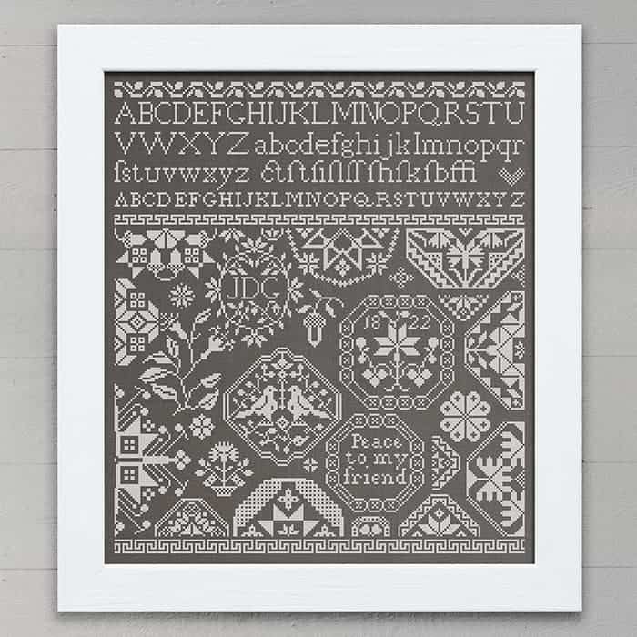 Peace to My Friend by Modern Folk Embroidery Modern Folk Embroidery