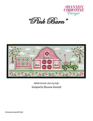 Pink Barn by Shannon Christine Designs Shannon Christine Designs