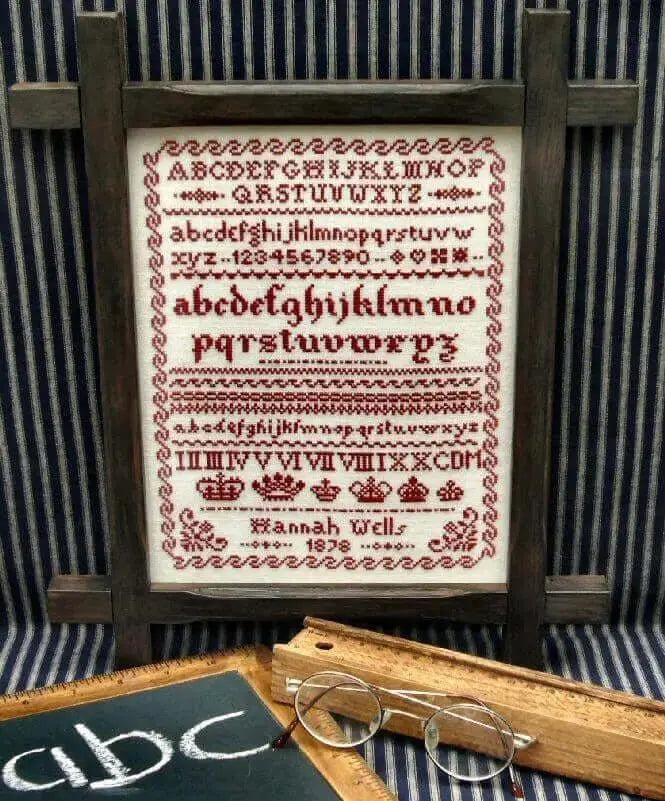 Red Marking Sampler by The Sampler Company The Sampler Company