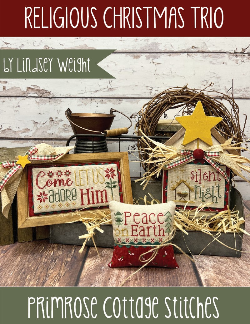 Religious Trio by Primrose Cottage Primrose Cottage