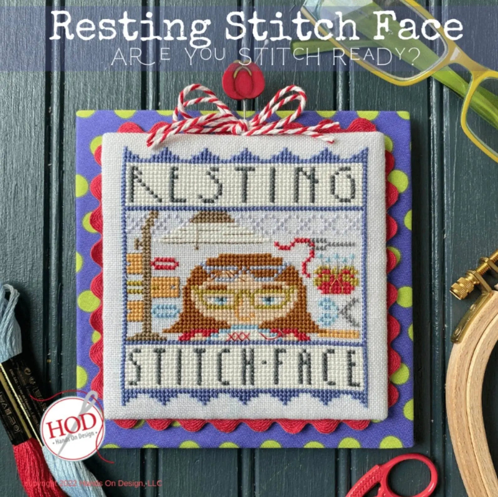 Resting Stitch Face with Pin by Hands on Designs Hands On Design