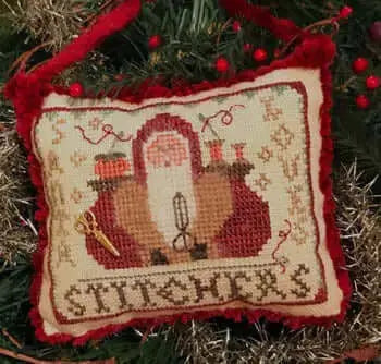 Santa Loves Stitchers by Homespun Elegance Homespun Elegance