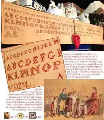 Six Red Alphabets by NeedleWork Press Needlework Press