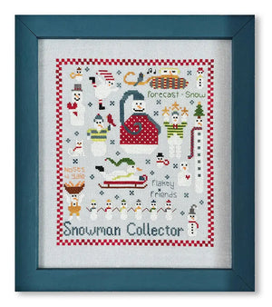 Snowman Collector by Colorado Cross Stitcher Colorado Cross Stitcher