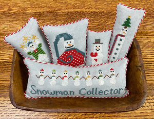 Snowman Collector by Colorado Cross Stitcher Colorado Cross Stitcher