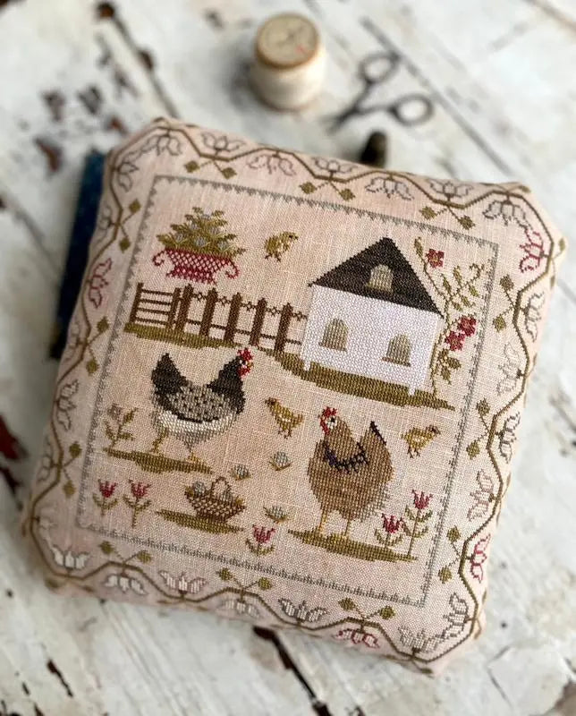 Spring Chickens Pinkeep by Stacy Nash (pre-order) Stacy Nash Primitives