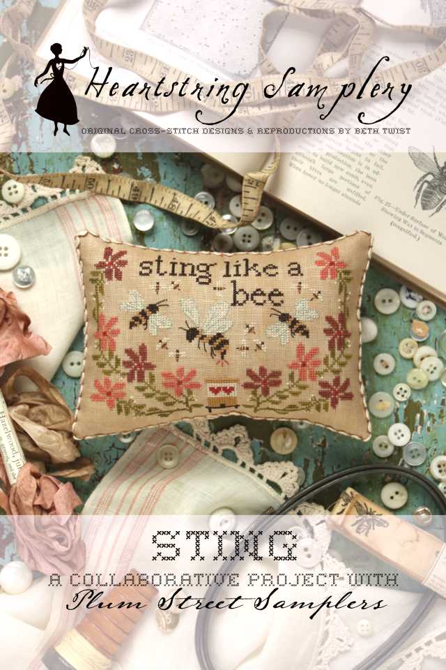 Sting Like a Bee by Heartstring Samplery (pre-order) Heartstring Samplery
