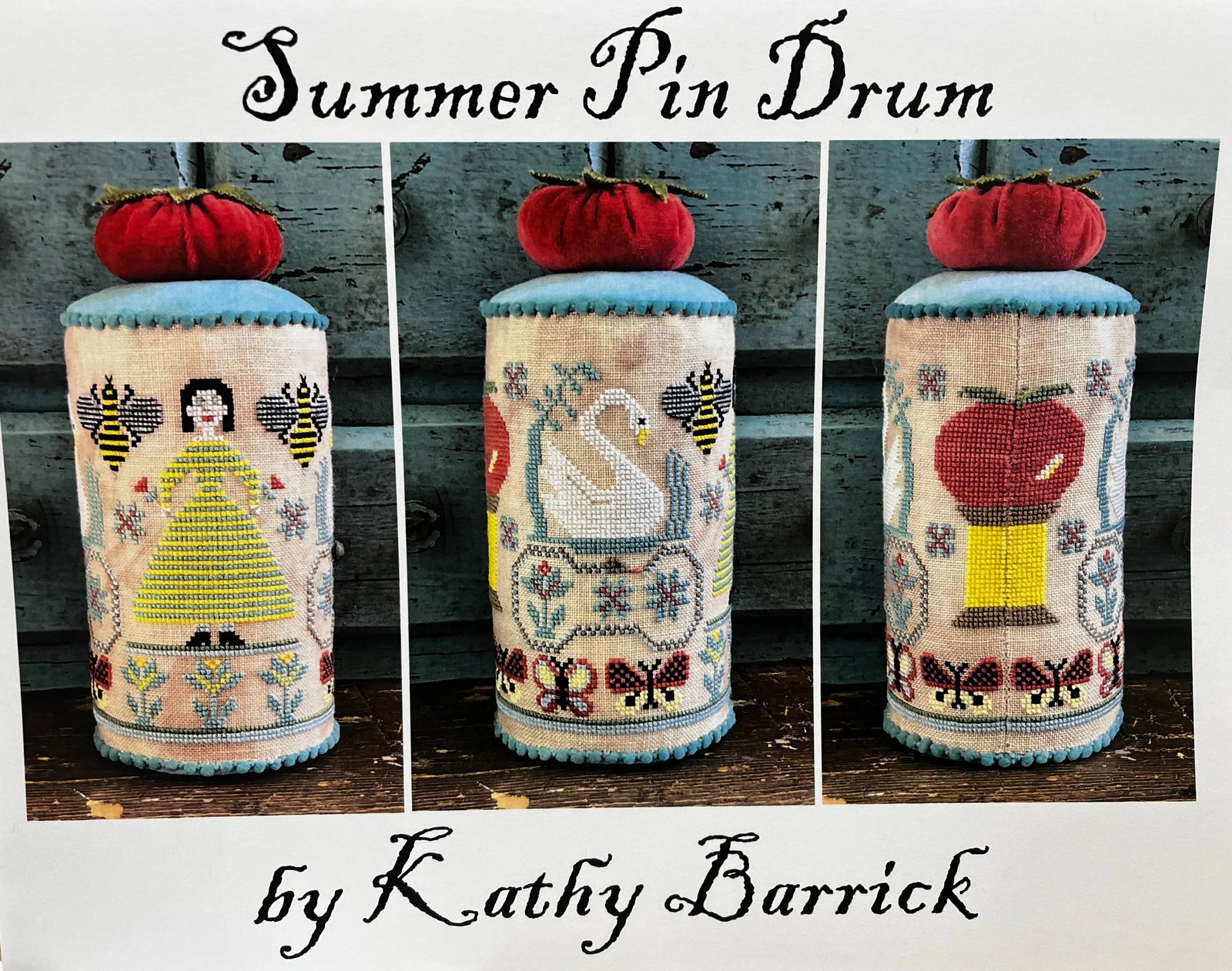 Summer Pin Drum by Kathy Barrick Kathy Barrick