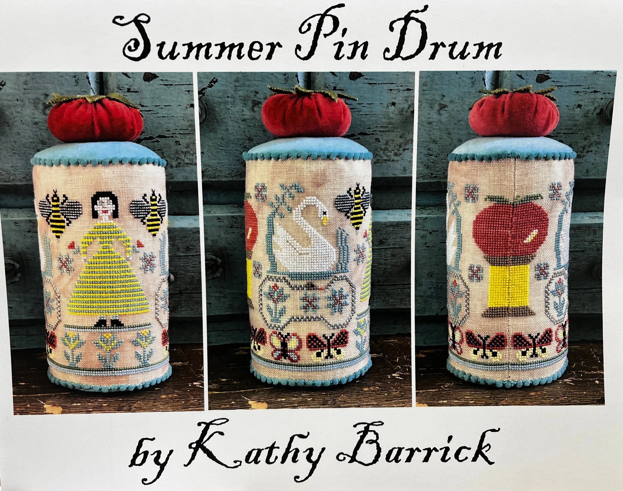 Summer Pin Drum by Kathy Barrick Kathy Barrick