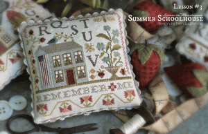 Summer Schoolhouse Set of Four by With Thy Needle & Thread With Thy Needle & Thread