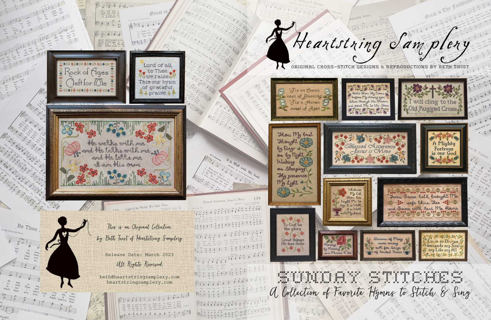 Sunday Stitches by Heartstring Samplery (pre-order) Heartstring Samplery