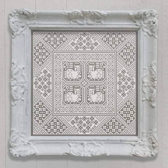 Swedish Horses by Modern Folk Embroidery Modern Folk Embroidery