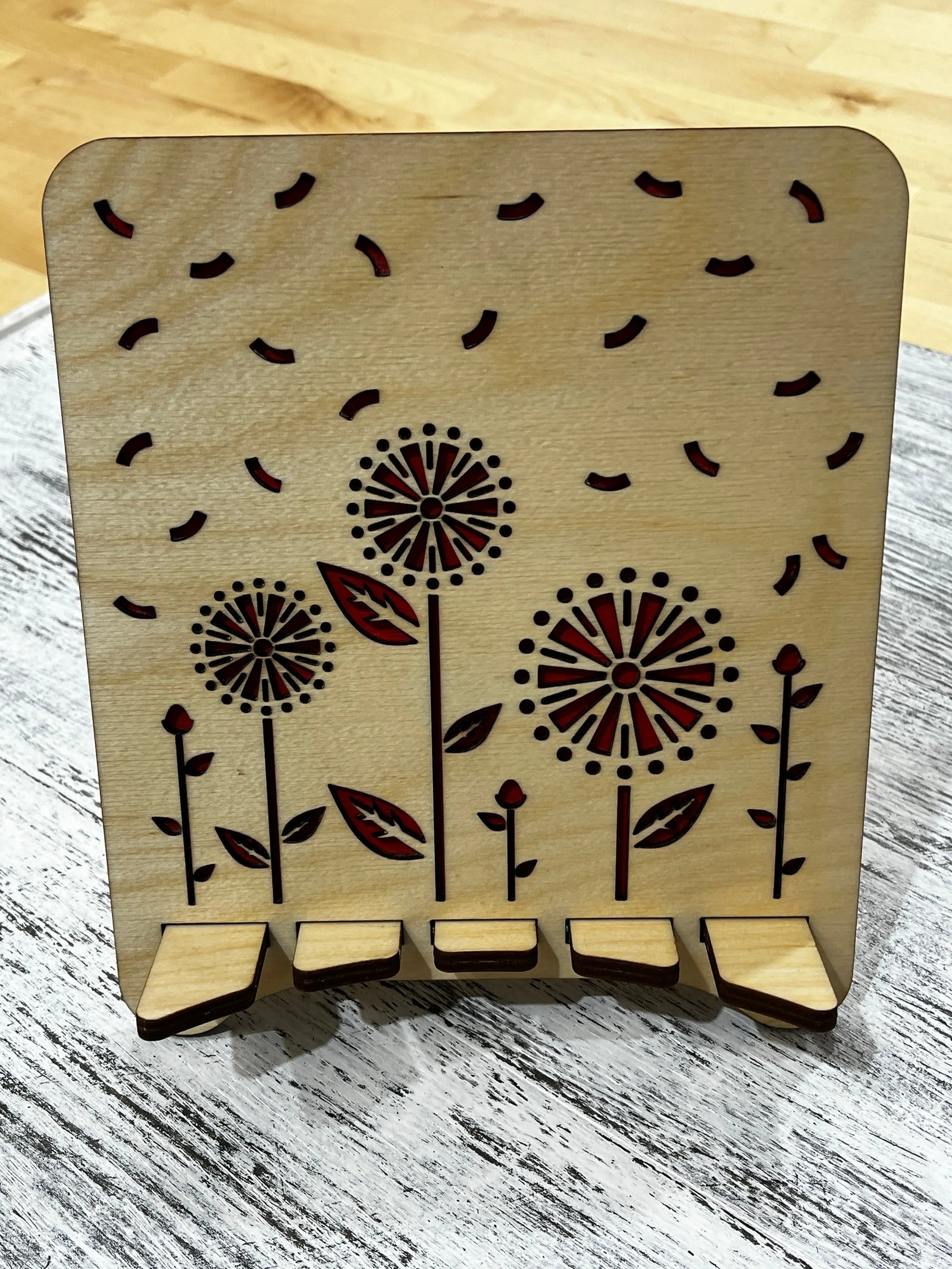 Tablet Stand Flowers by Lemonwood Lemonwood