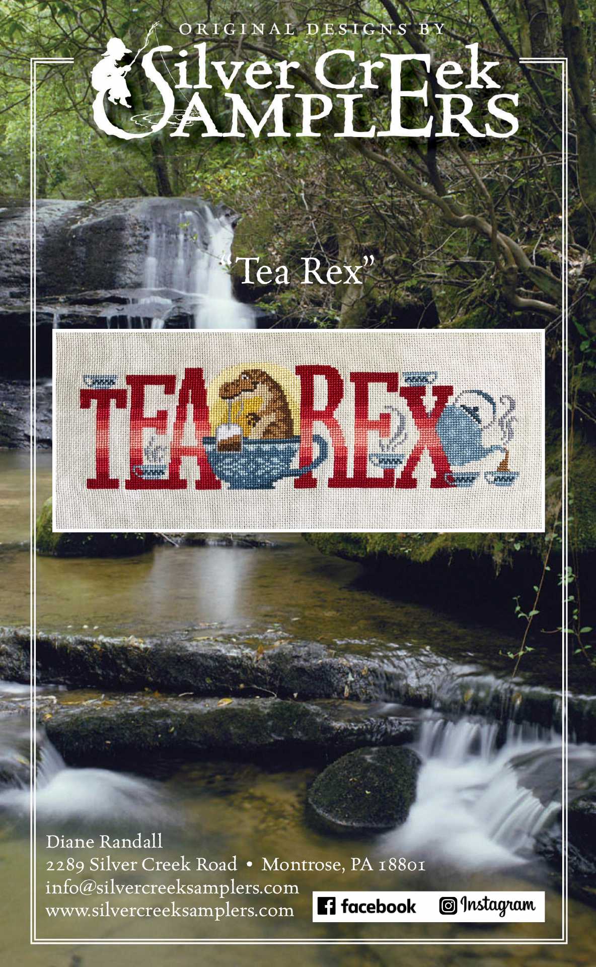 Tea Rex by Silver Creek Samplers (pre-order) Silver Creek Samplers