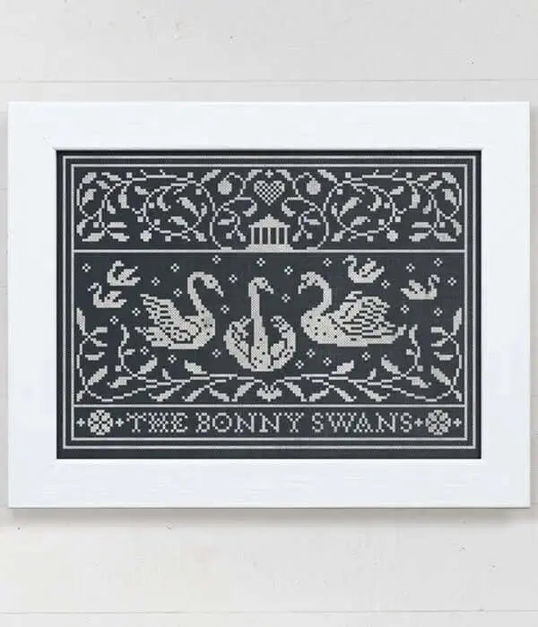 The Bonny Swans by Modern Folk Embroidery Modern Folk Embroidery