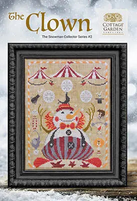 The Clown (Snowman #2) by Cottage Garden Samplings Cottage Garden Samplings