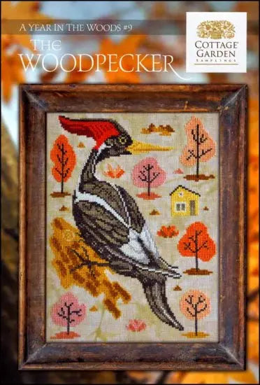 The Woodpecker (#9) by Cottage Garden Samplings Cottage Garden Samplings