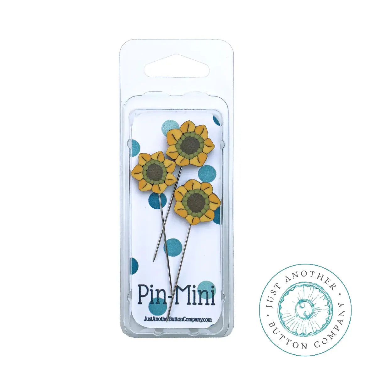 Three Sunflowers (452) by Just Another Button Co Just Another Button Co