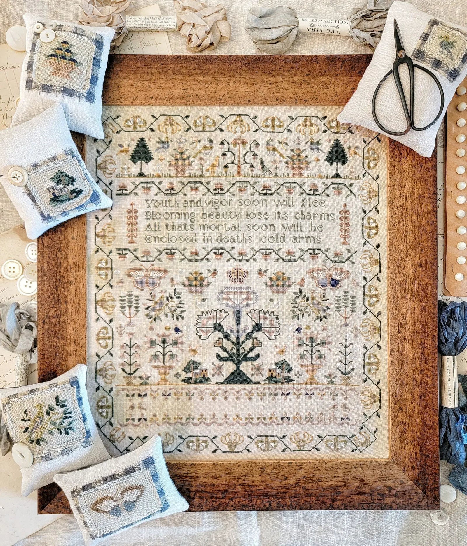 Vanity Sampler by Hello from Liz Mathews (pre-order) Hello from Liz Mathews