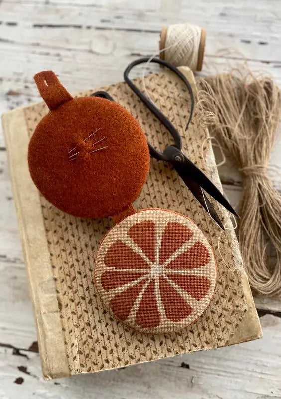 Velvet Tangerine Needle Book by Stacy Nash (pre-order) Stacy Nash Primitives