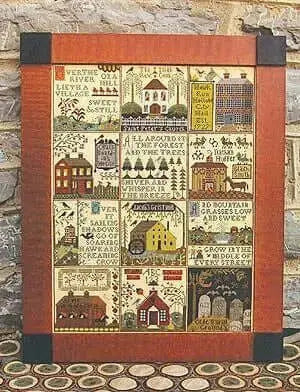 Village of Hawk Run Hollow by Carriage House Samplings Carriage House Samplings