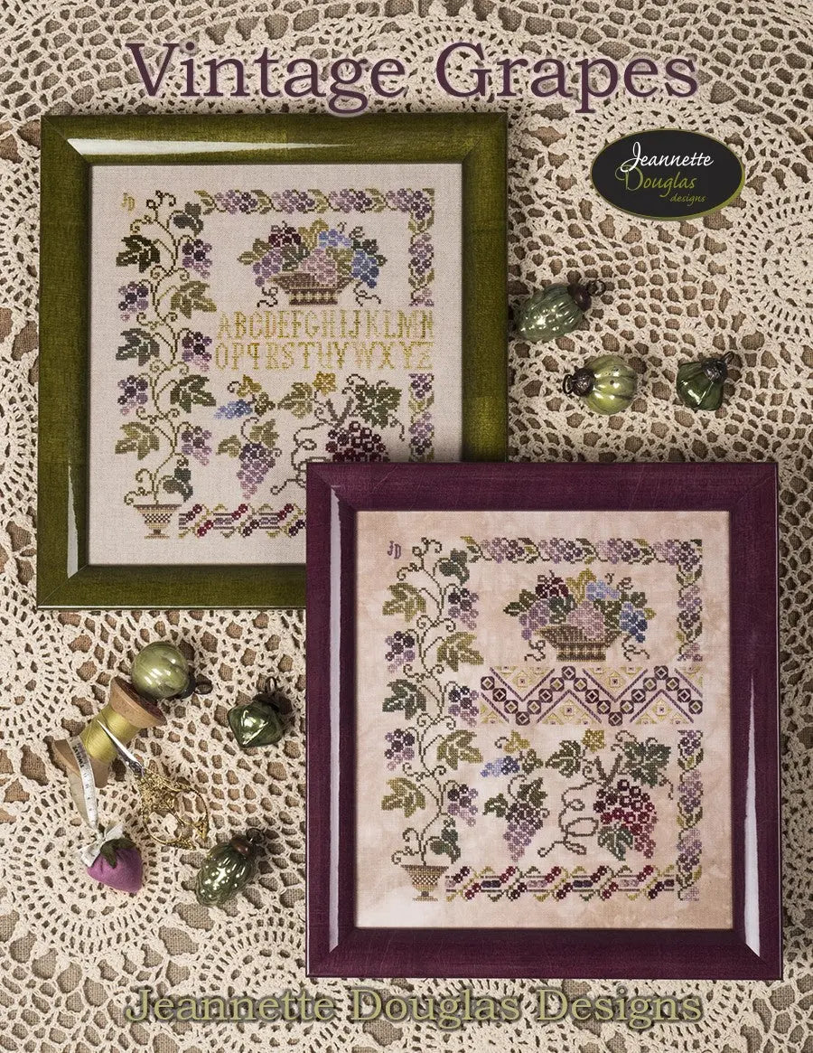 Vintage Grapes by Jeannette Douglas Designs (pre-order) Jeannette Douglas Designs