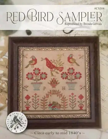 WTN Red Bird Sampler by With Thy Needle & Thread With Thy Needle & Thread