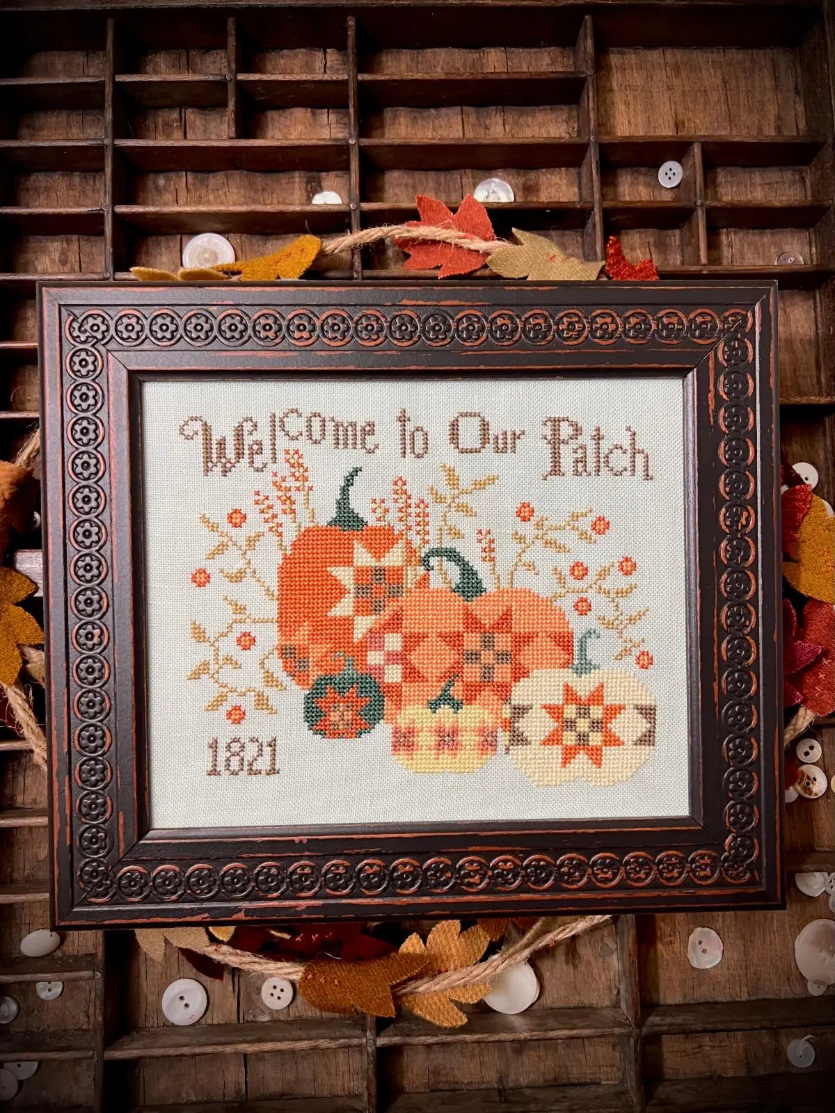 Welcome To Our Patch by Annie Beez Folk Art Annie Beez Folk Art