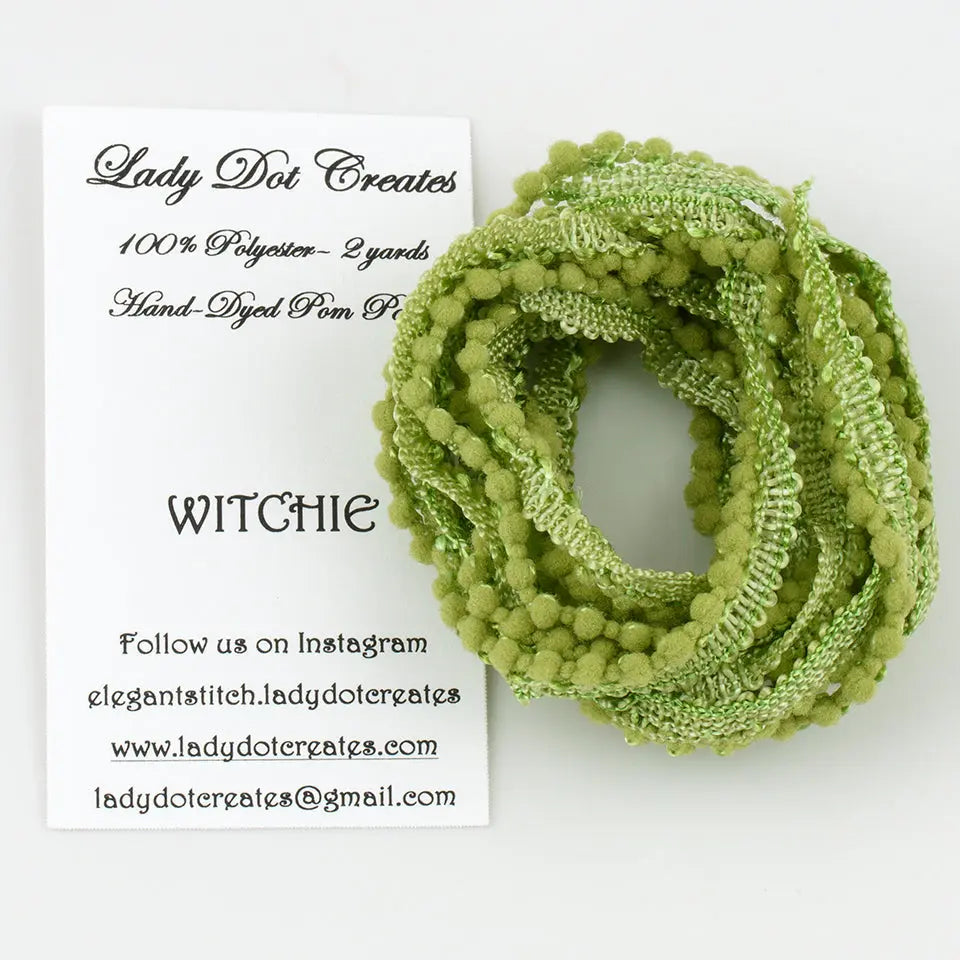 Witchie Pom Pom Trim by Lady Dot Creates Lady Dot Creates