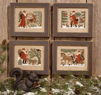 Woodland Santas by The Prairie Schooler The Prairie Schooler